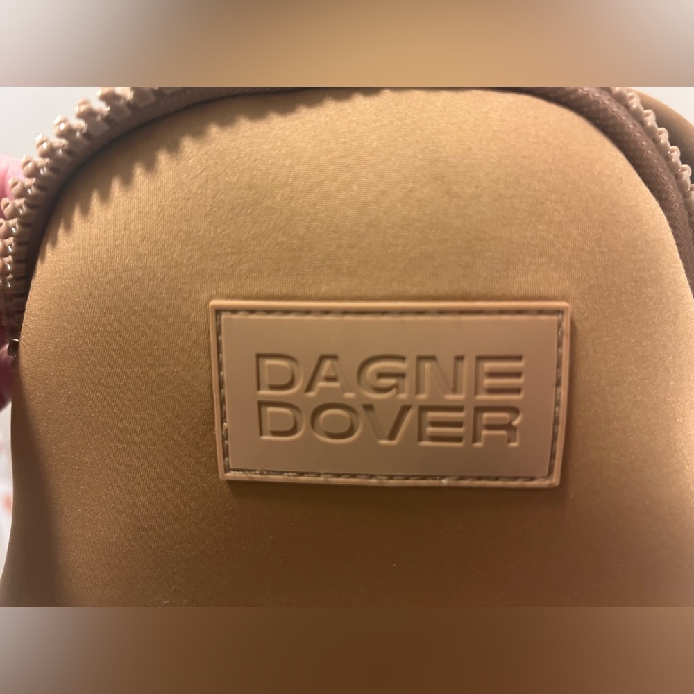 Dagne Dover Neoprene Backpack - Small/Camel color - Picture 5 of 7